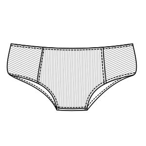 Fashion sewing patterns for LADIES Underwear Underwear 6973